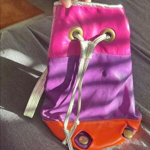 Colorful Women's Drawstring Bag